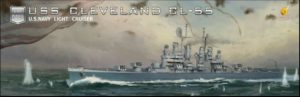 VERY FIRE 1/350 USS CLEVELAND US NAVY HEAVY CRUISER VF350920