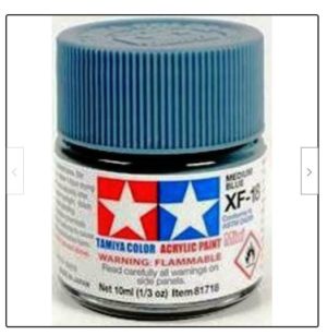 Tamiya 81718 - Acrylic Model Paint / XF-18 Medium Blue