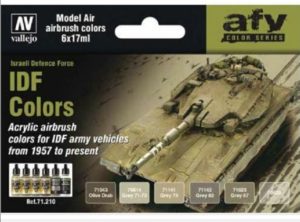 Vallejo Model Air Set - IDF Army Colors 1957 to Present 71210
