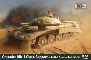 IBG Models 1/72 Crusader Mk I Close Support Cruiser Tank 72066 BRITISH ARMY BATTLE SCHOOL