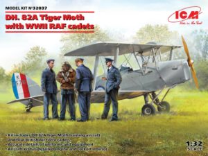 ICM 1:32 - DH.82A Tiger Moth w/ WWII RAF Cadets 32037