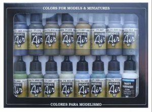 Vallejo AV Model Air Set - WWII British RAF/FAA (x16) 71189