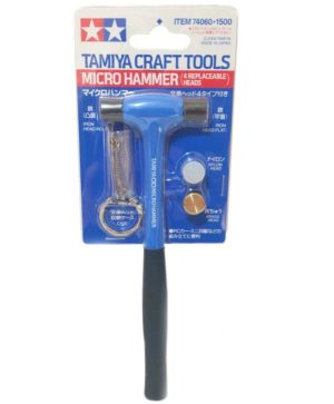 Tamiya Craft Tools Micro Hammer with 4 Replaceable Heads 74060
