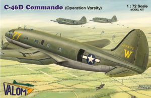 VALOM 1/72 C-46D Commando (Operation Varsity)  72152 Overlord ASSAULT ON THE RHINE