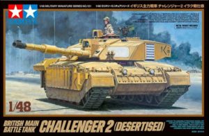 Tamiya 1/48 Challenger 2 MBT Tank (Desertised) Model Kit 32601