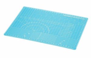 Tamiya Cutting Mat (A4 Size/Blue) For Modelling # 74149