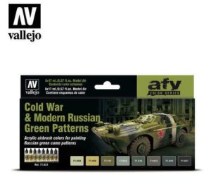 VALLEJO MODEL AIR SET Cold War and Modern Russian Green Pat 71621
