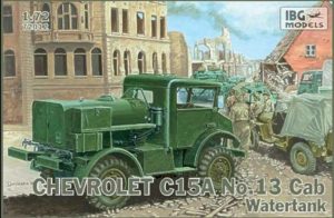 IBG Models 1/72 Chevrolet C15A Water Tanker No.13 Cab 72012 Overlord
