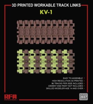 Rye Field 1/35 Kv-1 3D Printed Workable Track 2037 THFS