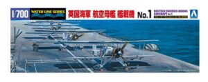 Aoshima 05942 1/700 British Carrier-Borne Aircraft Set 1 Model Kit HELL IN THE PACIFIC