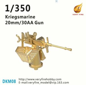 Very Fire DKM08 1/350 Kriegsmarine20mm/30AA gun (16 sets)