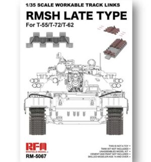 RYE FIELD 5067 1/35 WORKABLE TRACK LINKSRMSH LATE TYPEForT-55/T-72/T-62