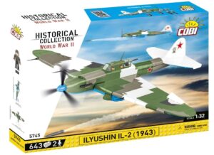 COBI 5745 1/32 WW2 Soviet Air Force ILYUSHIN IL - 2 (1943) SHTURMOVIK