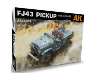 Ak Interactive 35002 1:35 Scale model kit FJ43 Pickup w/DShKM