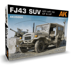 AK INTERACTIVE 35004 1/35 FJ43 SUV WITH SOFT TOP IDF & LAF