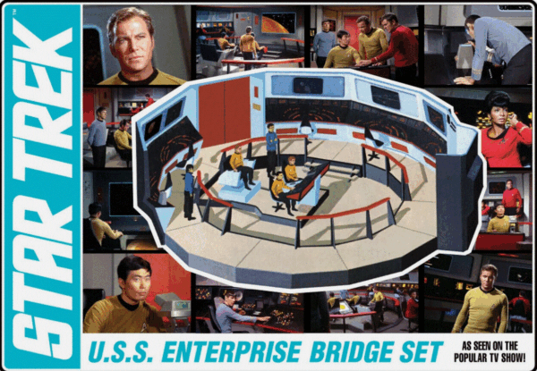 AMT 1270  1/32 STAR TREK U.S.S. ENTERPRISE BRIDGE MODEL KIT