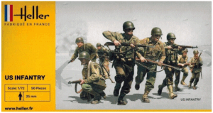 Heller 49601 1/72 WW2 US Infantry WEST WALL ASSAULT ON THE RHINE