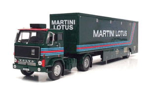 Ixo TTR025 1/43 Volvo F89 Martini Lotus F1 Transporter - Green