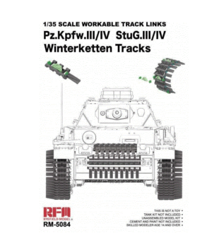 Rye Field 5084 1/35 WW2 German Workable Winterketten f. Pz.Kpfw.III/IV & StuG.III/IV