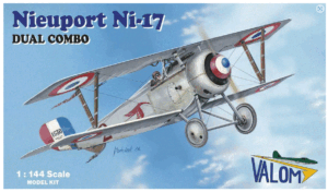 Valom Model kit 14405 1:144th scale Nieuport Ni 17 (dual combo