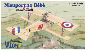 Valom Model kit 14413 1:144th scale Nieuport 11 Bébé (double set)