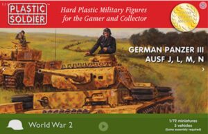 Plastic Soldier Company WW2V20018 1/72 German Pz.Kpfw.III Ausf.J/L/M BRITISH ARMY BATTLE SCHOOL