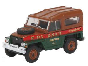 Oxford Diecast 76LRL006 1/76 Gauge Land Rover Lightweight Hard Top Fred Dibnah