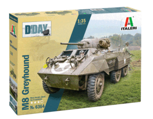 Italeri 6364 1/35 M-8 Greyhound D-Day 80th Anniversary Model Kit Overlord