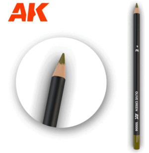 AK INTERACTIVE 10006 OLIVE GREEN WEATHERING PENCIL