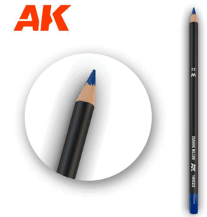 AK Interactive 10022 Dark Blue - Weathering Watercolor Pencil