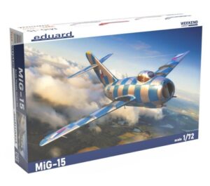 Eduard 7459 1/72 MiG15 Soviet Cold War Jet Fighter (Wkd Edition