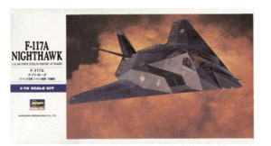 Hasegawa E01 1/72 USAF F-117A Nighthawk Plastic Model E1 HAE01