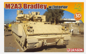 Dragon 7610 1/72 M2A3 Bradley with Interior Detail Tank Plastic Model Kit
