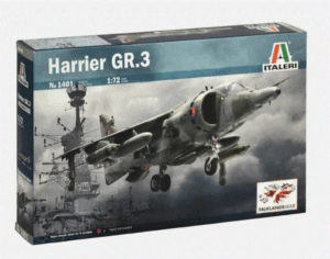 ITALERI 1401 1/72 Harrier GR.3 'Falklands War Aircraft Model Kit