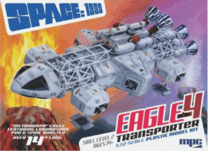 MPC 979 1:72nd scale Space: 1999 Eagle 4 with Lab Pod & Booster