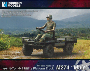 Rubicon 280131 1/56 M274 "Mule" 4x4 Utility Platform Truck