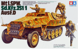 TAMIYA 35195 1/35 Mtl.SPW Sd.Kfz. 251:1 Ausf.D 1:35 Military Model Kit Soviet Storm