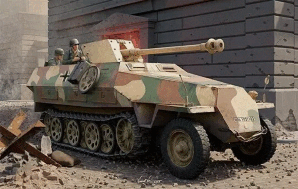 Trumpeter 00943 1/16 Sd.Kfz. 251/22 Ausf. D model kit Overlord