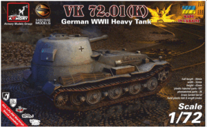 ARMORY MODELS 72202 1/72 VK 72.01(K) - German WWII prototype heavy tank