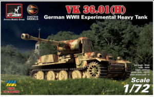 ARMORY MODELS 72210 1/72 VK 36.01(H) German WWII Experimental Heavy Tank