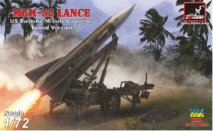 ARMORY MODEL 72432 1/72 MGM-52 Lance, US Tactical Ballistic Surface-to-Surface Missile on towed launcher