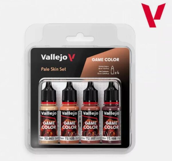Vallejo Game Colour Pale Skin Acrylic Paint Set 72.379  72379 - Image 2