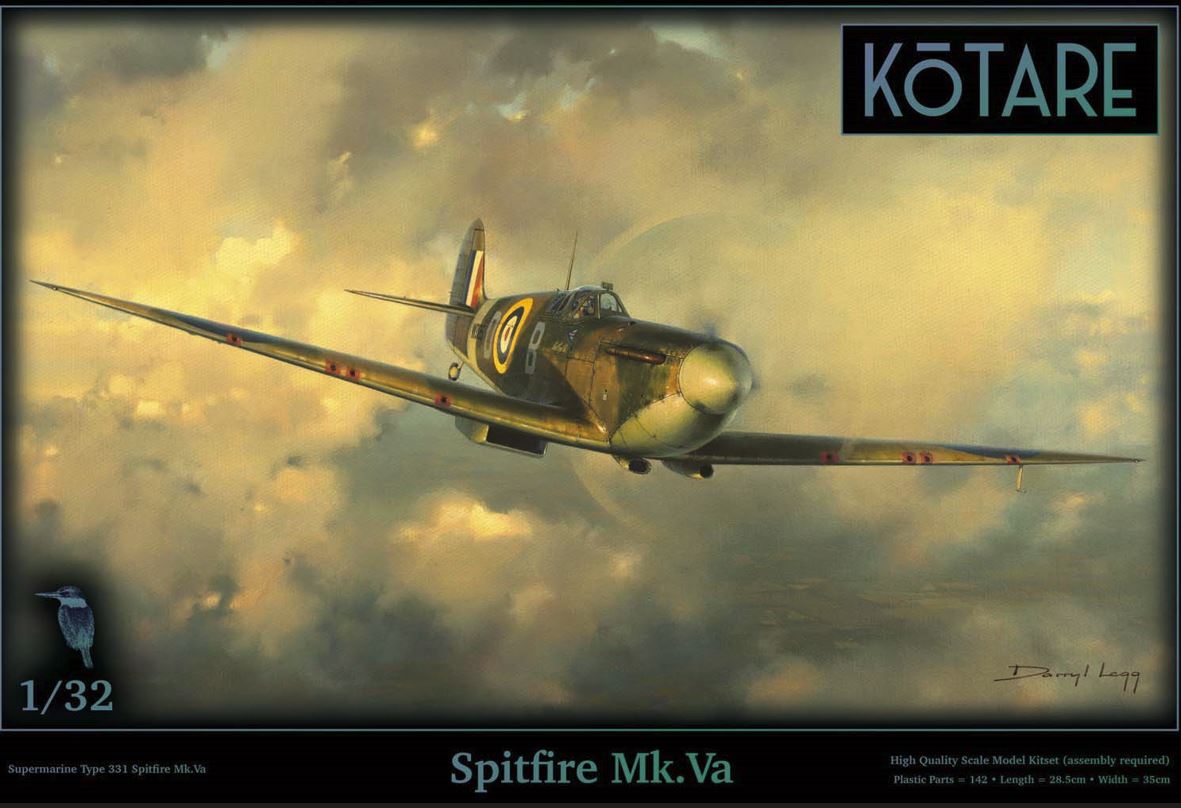 KOTARE K32002 1/32 Supermarine Spitfire Mk Va Wing Commander Douglas Bader Tangmere Wing 1941 SPECIAL PRICE