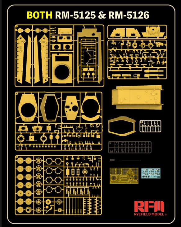RYE FIELD UK CORE RANGE 5125 1/35 SdKfz.182 Tiger Ausf B King Tiger Henschel Standard Version WEST WALL ASSUALT ON THE RHINE - Image 4