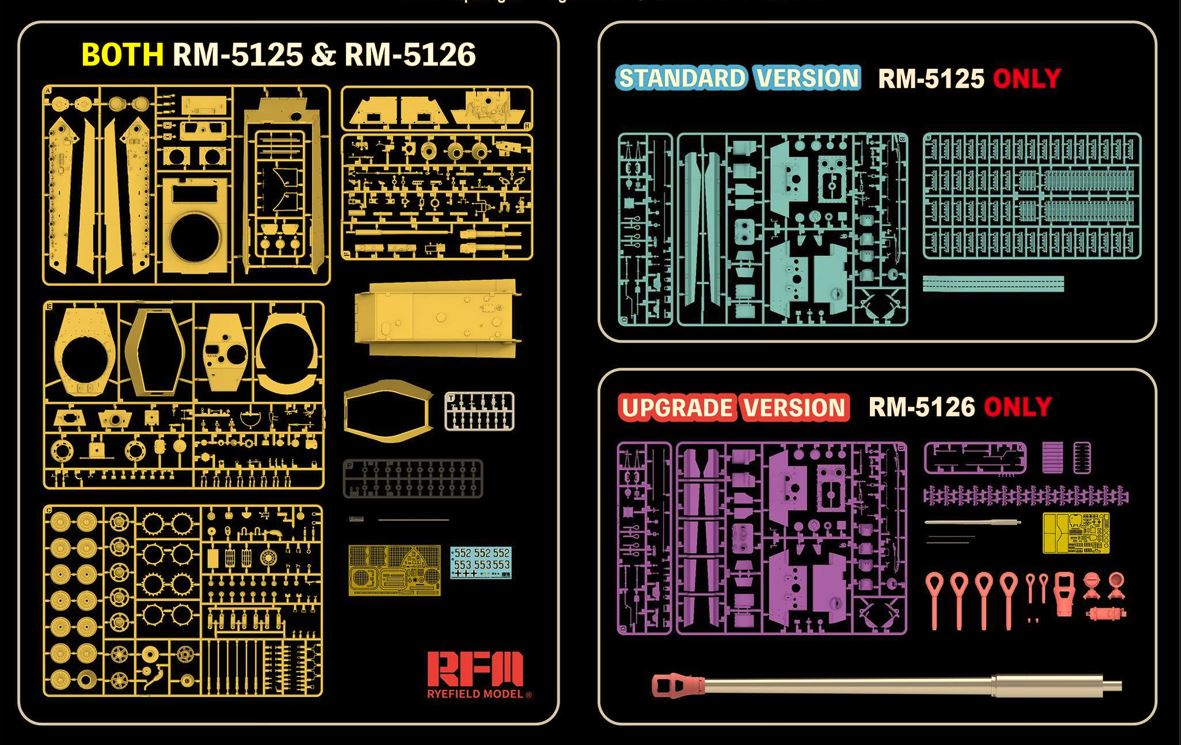 RYE FIELD 5126 1/35 SdKfz 182 Tiger Ausf B King Tiger Henschel Turret Upgrade Version Overlord - Image 5
