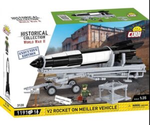 COBI 3120 1/35 1210 PCS HC WWII V2 ROCKET AND TRANSPORTER EXECUTIVE EDITION
