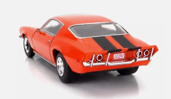 IXO DIECAST CLC532 1/43 1972 CHEVROLET CHEVY CAMARO RS-Z28 IN ORANGE & BLACK - Image 2