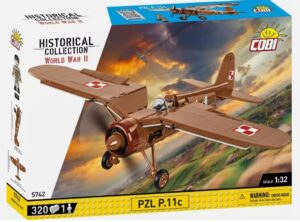 Cobi 5742 1/32  PZL P.11c Polish Air Force WW2 Building Blocks