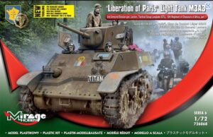 Mirage Hobby 726068 1/72 Light Tank M3A3 2nd Arm Div Leclerc Liberation of Paris 1944