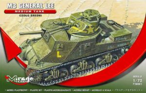 MIRAGE 728001 1:72 M3 Medium Tank 'GENERAL LEE'  BRITISH ARMY BATTLE SCHOOL